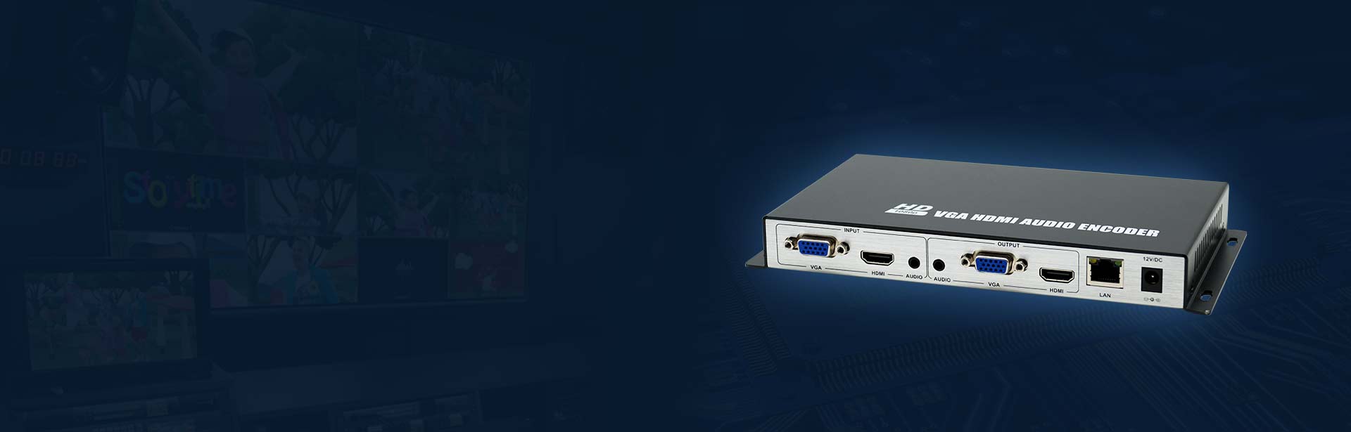 Codificatore Video H.265 HDMI VGA per IPTV, Live Stream, Broadcast