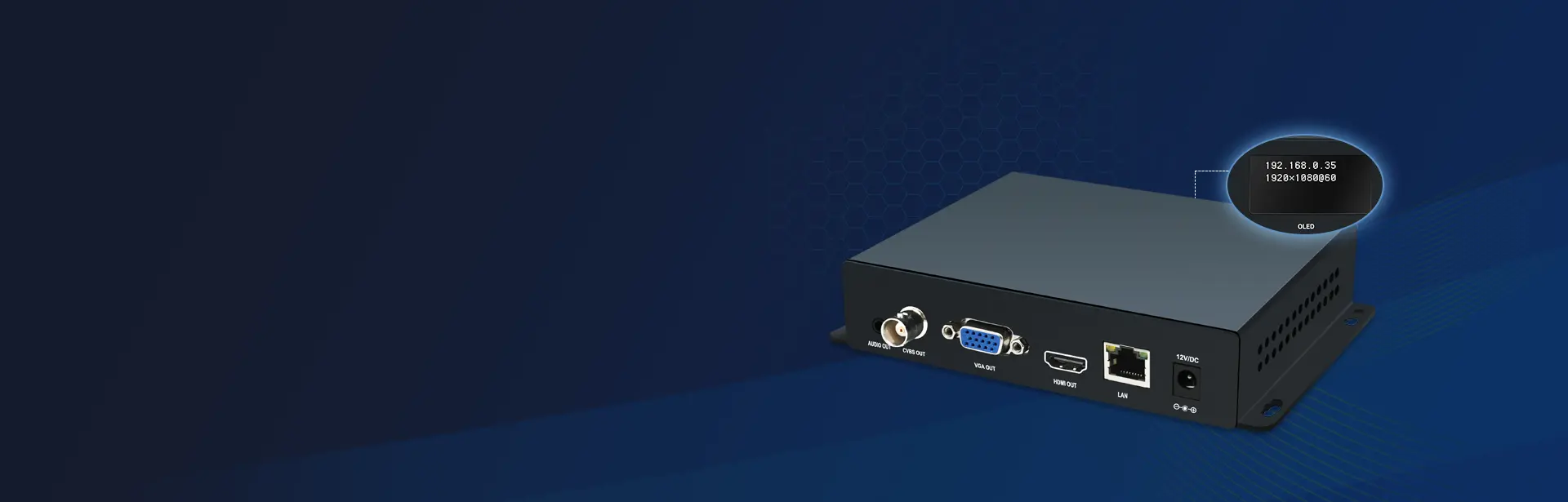 Decodificatore Hardware H.265 4K HDMI CVBS VGA