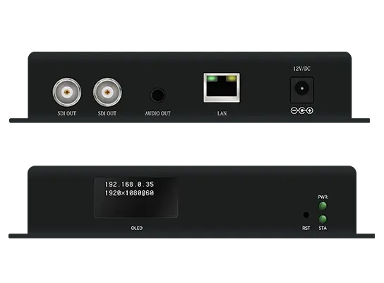 Decoder Hardware SDI HEVC con LCD